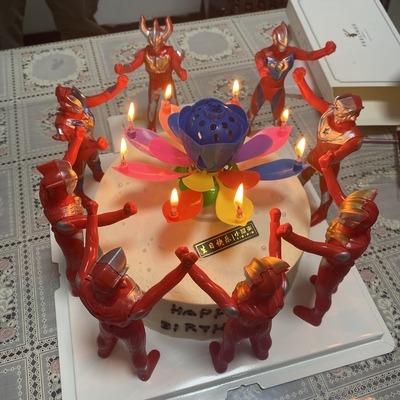 China Birthdays 2022 Lotus Cake Flower Birthday Music magic most popular new for sale