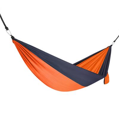 China 210T 2 person hammock camping rope tent nylon hammock portable portable outdoor nylon parachute nylon hammock with mosquito net for sale