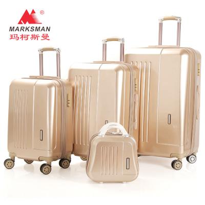 China Cheap Hot Sale PC Sniper Vending Trolley Bag 4 Wheels Luggage Cases Travel Suitcase for sale