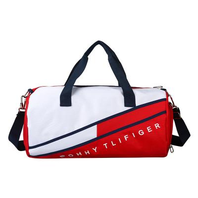 China High Quality Custom LOGO Traveling Ladies Duffel Gym Sports Luggage Travel Bags For With Shoe Compartment for sale