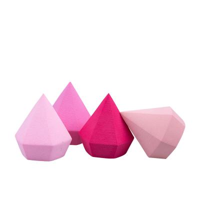 China Diamond Shape Makeup Sponge Three-Dimensional Powder Puff Non Latex Hydrophilic Sponge Skin-Friendly Makeup for sale