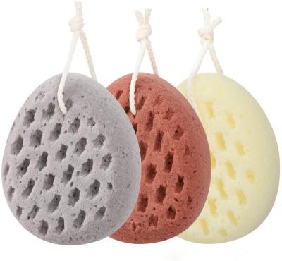 China All Natural Shower Pouf Shower Loofahs Cleaning Balls For Body Wash Bathroom Men Women Kids for sale