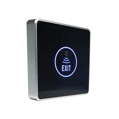 China Plastic Surface Install Touchless Infrared Door Lock Release Touchless Switch No Touch Exit Button for sale