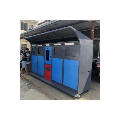 China Customization Outdoor Recycling Bin Support Old Clothes Drop Box Outdoor Large Donation Box For Old Clothes for sale