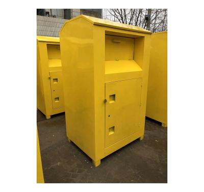 China Outdoor Goods Using Low Cost Used Clothes Recycle Bin Cloth Donation Recycle Bins for sale