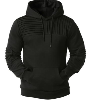 China IKEBEL P112 Anti-Wrinkle All-match Pleated Quilted Line Sports And Leisure Hooded Sweater Hoodie for sale