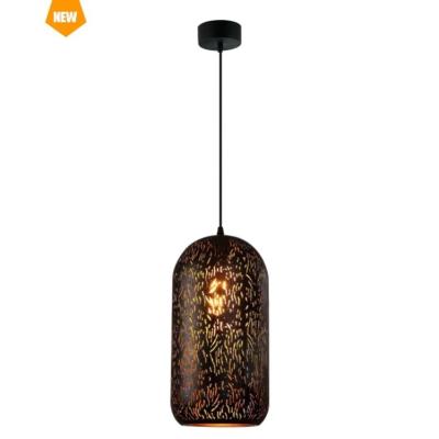 China Beautiful Factory Manufacture Indoor Modern Metal Lamp Shade Black Iron LED Pendant Lamp Lamp Cover for sale