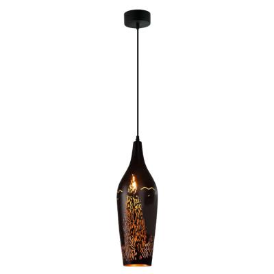 China Beautiful Modern Black Gold Customized Industrial Style Lighting Kitchen Pendant Light for sale