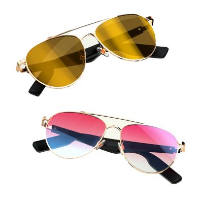 China Shenzhen mobile call 2021 new durable glass fashion sunglasses the trend TWS headset wholesale call navigation music for sale