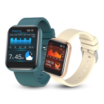 China MP3 Playback 2021 Best Selling Cheap Smart Watch 40mm t500 t500+ Reloj IP68 Wristband Smart Waterproof Blood Pressure Tracker p85 for sale