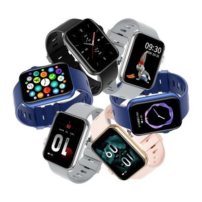 China 2021 Shenzhen Mobile Phone GPS Navigation New Touch D06 Large Screen Smart Wristband Music Playing Sports Heart Rate Monitor Call Smart Watch for sale