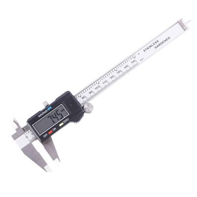 China Diameter Qiangong Source Manufacturer 150mm Large Stainless Steel Oil Proof Screen Digital Gauge Caliper for sale