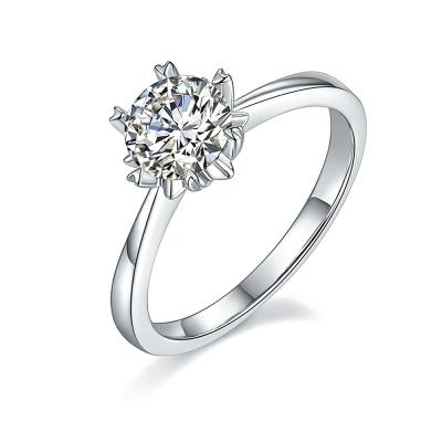 China CAD drawing confirmed pure 14k solid gold lab grown moissanite diamond D color VVS clarity moissanite for sale