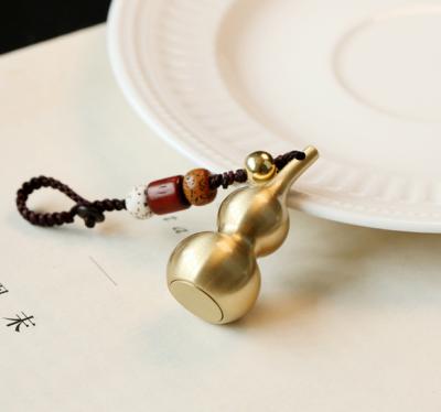 China Small copper necklace SL-063 ornaments brass creative metal gourd bracelet pendant for sale