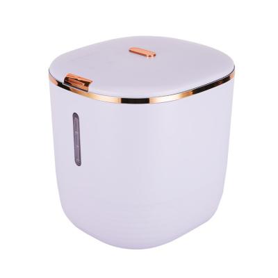 China New Folding Freshness Storage Potato Ricer Cereal Dispenser Food Container Storage Boxes Plastic Trash Cans With Lids Buckets Flour Grain Dispenser for sale