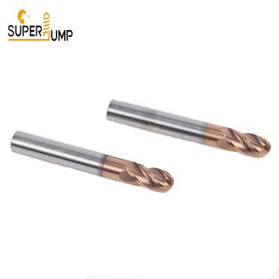 China HRC55 Solid Carbide Ball Nose CNC Carbide Tools CNC Milling Cutting Tools for sale