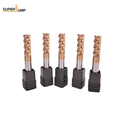 China Engraving Solid HRC60 Carbide Tools , Carbide Milling Cutter For Hardened Steel for sale