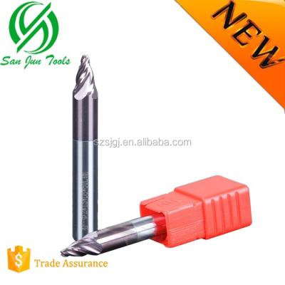 China Taper Milling and Tapered Reaming Tungsten Carbide Taper End Mill Ball Nose Milling Cutter Taper Leg Cutter for sale