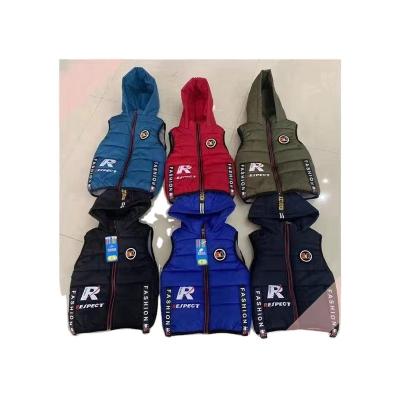 China Sustainable Products Winter Clothing Hot Selling Cheap Padded Jacket Vest Boys And Girls Warm Vest for sale