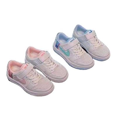 China 2021 other new spring and summer children's net shoes girls sports soft soles boys b soles breathable net upper small shoes students white shoes for sale