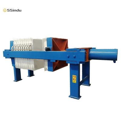 China Factory Hydraulic Plate Frame Filter Press 250 Oil Filter Press Machine High Efficient Water Filtration for sale