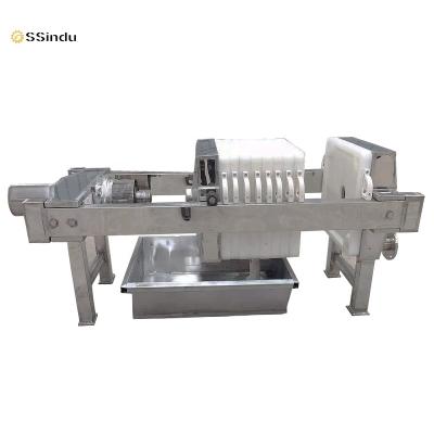 China Hot Selling Coconut Oil Purifying Stainless Steel Plate and Frame Filter Press Oil Refinery Machine Refining Equipment for sale