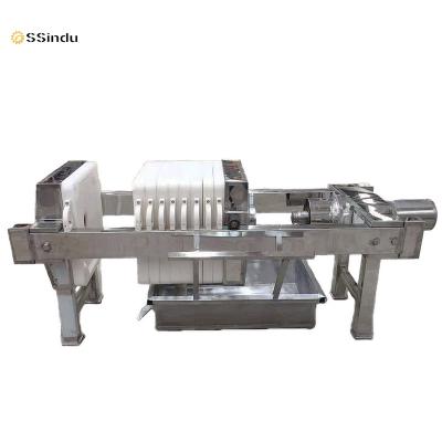 China Coconut Oil Purifying Stainless Steel Filter Press Equipment For Solid Liquid Separation for sale