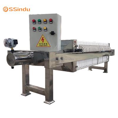 China Building Material Stores Frame Package Stainless Steel Filter Press for sale