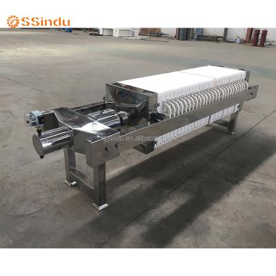 China Building Material Stores Machine Shelf Package Stainless Steel Filter Press for sale