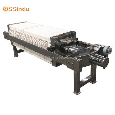 China Construction Material Stores Plate And Frame Stainless Steel Filter Press For Oilseed for sale