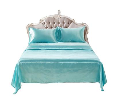 China European and American Style Satin Anti-Static Silk Comforter Bedding Set Luxury Duvet Cover Set Queen King Size Couple Quilt Covers for sale