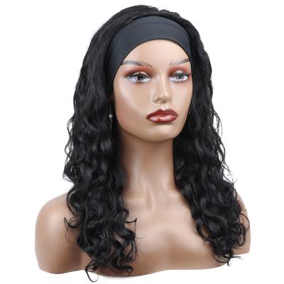 China Jerry Color Women's Brazilian Remy Wig With Headband Kinky Yaki Curly Natural Hair Deep Curl Wigs For Hair Wigs Headband Wigs for sale