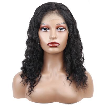 China High Quality Transparent Full Lace Wig Deep Wave Hd Lace Hair Wigs Full With Baby Hair Glueless Virgin Brazilian Deep Wave Wig for sale