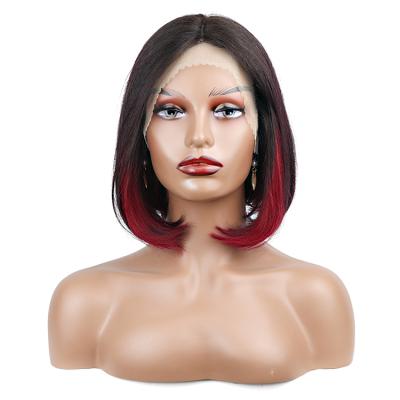 China Lace Front Wigs BOB Wave Wig Fashion Human Hair Wigs With HD Transparent Lace Frontal Wig Brazilian Hair For Women for sale