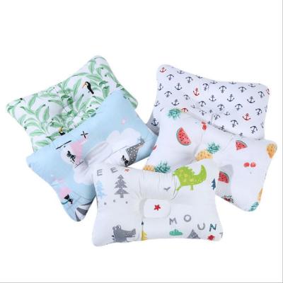 China Printed Cartoon PORTABLE Pillow Forming Cushion Prevent Flat Head Support Flat Newborn Concave Baby Sleeping Nurturing Pillow for sale