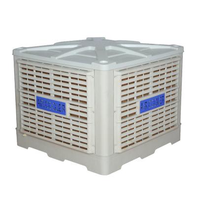 China Garment Shops India Cool Desert White 3kw Large Cooler 25000cmh Large Pads Air Cooler for sale