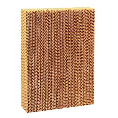 China Eco Friendly Corrugated Cellulose Cooler Wall Evaporative Cooling System And Pad for sale