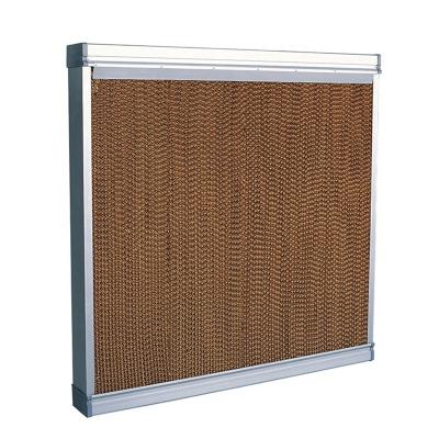 China Poultry House Cellulose Corrugated Desert Evaporative Cooler Electronic Cooling Pad for sale