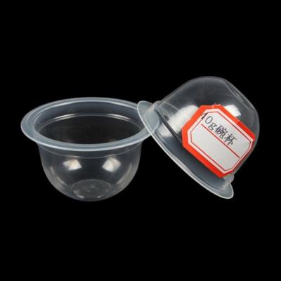 China Small Single Wall Food Grade Plastic Jelly Pudding Cup for sale