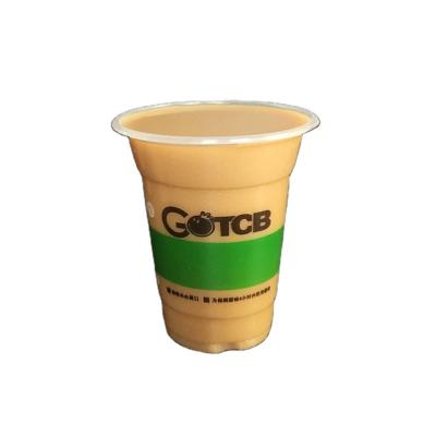 China Milk Tea 12OZ 360ml Short Lead Time For Factory Common Packing Boba Plastic Cup Disposable for sale