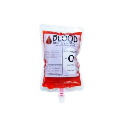 China Disposable Commercial Insurance Blood Bag For Drinks Drinks IV Pouches Reusable Blood Bags For Halloween , Costume Props Nurses Day for sale