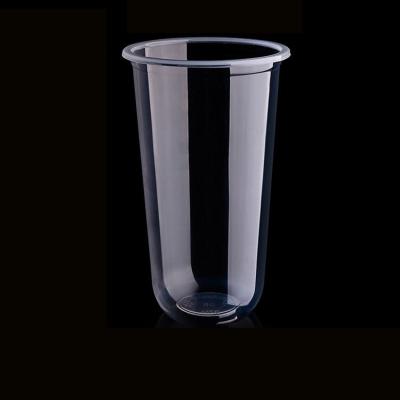 China 100Cc Dessert Single Wall Giant Personalized Pet Cold Drink Disposable Glow In The Dark Plastic Cup for sale