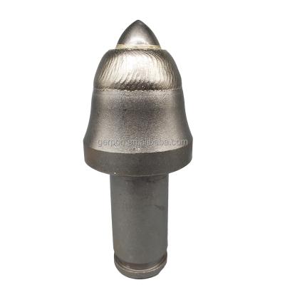 China Machinery Repairs Workshop Open Cut Mining Diameter 38mm Shank Tungsten Carbide Coal Mining Slanted Bullet Teeth for sale