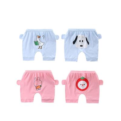 China Baby Casual Unisex Baby Knitted Bloomers Toddler Cotton Shorts Lovely Design PP Baby Shorts for sale