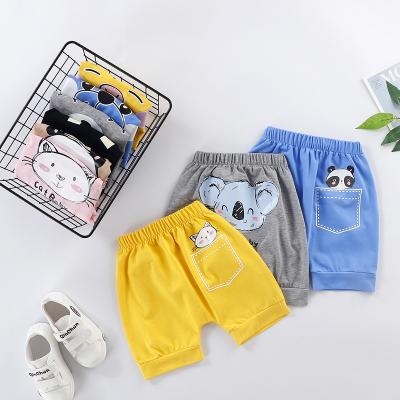 China Anti-pilling Unisex Cotton Kids Shorts Breathable Pull-on Shorts Baby Summer Shorts Cotton Toddler Track Pants for sale