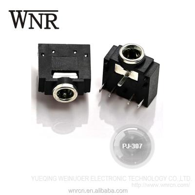 China Footprint is Optional Good Quality WNRE 3.5mm Phone Socket PJ-307 5 Pin Stereo Audio Jack for sale