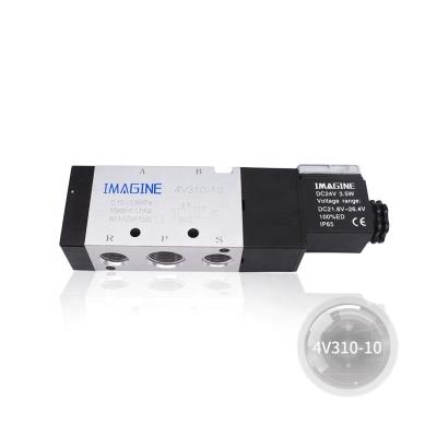 China Air Control General China 2 Solenoid Valve Supplier 4V310-10 24V 3.5W Port Type 5 Position Airtac Valve for sale