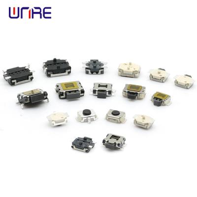 China Micro Tact Switch A03 Series 2/4pin 8Types Tactile Push Button Switch Black/White Series/Black+White A03 for sale