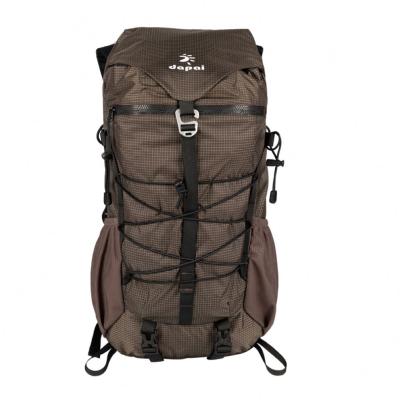 China OEM Custom Logo 25l Brown Color Hiking Waterproof Backpack OutdoorTrekking Daypack Backpack Camping Cycling Backpack for sale