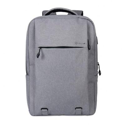 China OEM Gray Men Backpacks Large Capacity Laptop Notebook Backpack Business Backpack Bag for sale